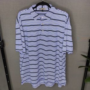 Peter Millar Summer Comfort Mens Polo Stripe Shirt